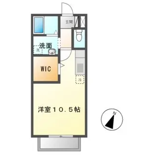 エスポワール【1階】の間取り