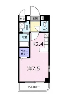 アウローラ富士【2階】の間取り