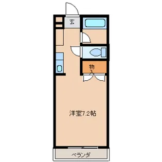 リゼルブクキ【1階】の間取り