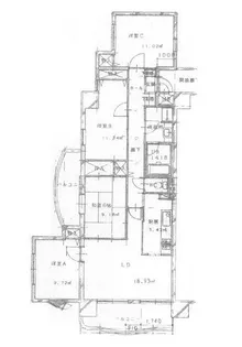 Mシティ盛南大橋【5階】の間取り