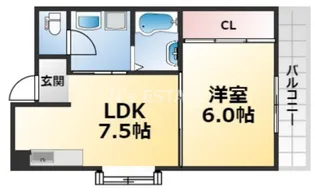 SUN志里池【1階】の間取り