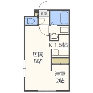 エルマーノN23【4階】の間取り