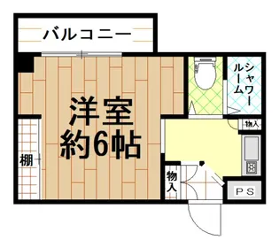 ロフティ岡田【5階】の間取り