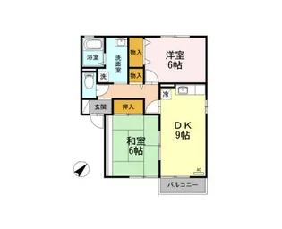 サンファミールあい C棟【2階】の間取り