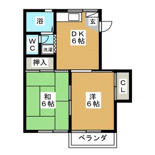 ベルハイム新柏【1階】の間取り