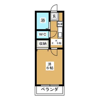 ハーモニー川崎【2階】の間取り