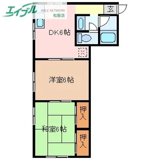 メゾン・ド・アンサンブル【2階】の間取り