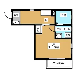 カーサアベニューナカムラ【3階】の間取り