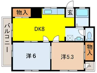 レジデンスTM【4階】の間取り