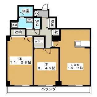 レデントーレ【3階】の間取り