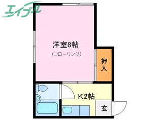 ホワイトホーム【1階】の間取り