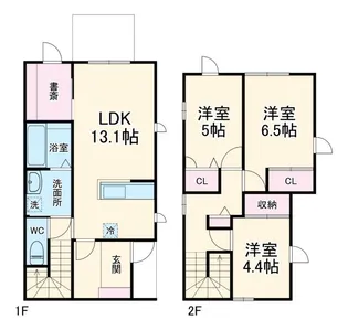 千葉県千葉市花見川区幕張町5【一戸建】の間取り
