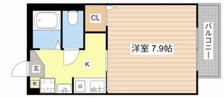 アザリア長山【1階】の間取り
