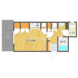 フォレストコート葛西【1階】の間取り
