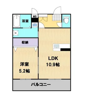 リヴェール7西条町下見【1階】の間取り