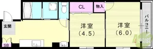 稗田ハイム【2階】の間取り