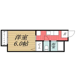 1Kの間取り画像