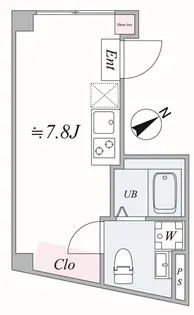 1Rの間取り画像