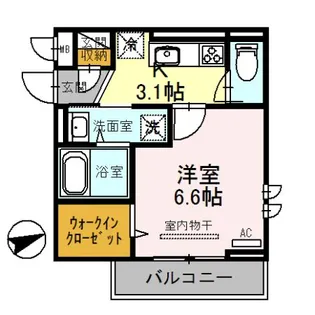 大阪府泉佐野市新安松3【アパート】の間取り