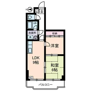 エレガンス綾瀬4【2階】の間取り