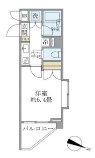 コスモリード西馬込レジデンス【3階】の間取り