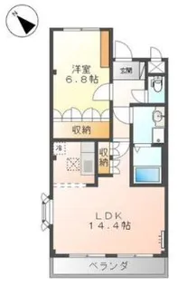 アンセスター【1階】の間取り