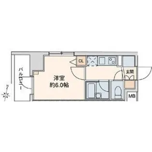 RIDGE堀田【10階】の間取り
