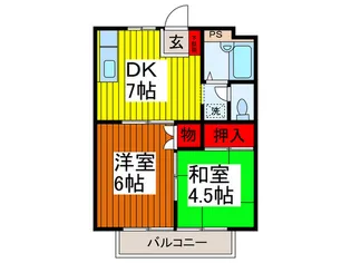 ヨシノハイツの間取り