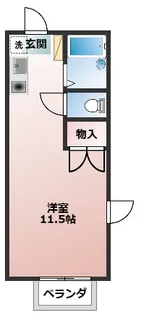 セシカII【2階】の間取り