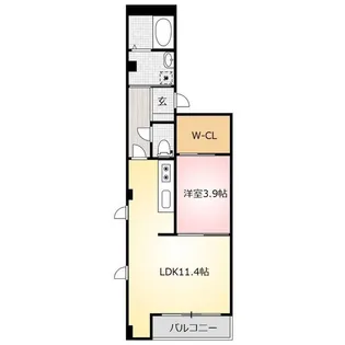 イル・クオーレ【2階】の間取り