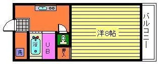 ポケットハウス【1階】の間取り