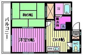 大牧マンション【2階】の間取り