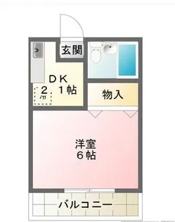 レスポアール【1階】の間取り