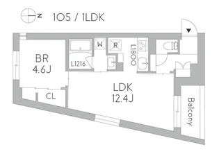 GranDuo千歳烏山【1階】の間取り
