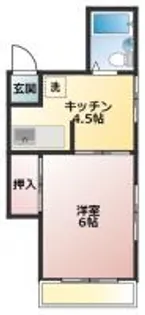 オンダレジデンス【4階】の間取り