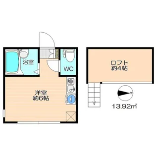 ベイヒルズ西横浜【1階】の間取り