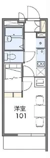 レオパレスGOLD【2階】の間取り