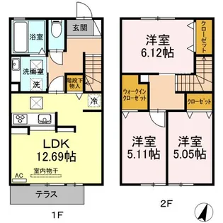 サンライズ砂子の間取り