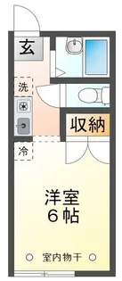 吉野ハイツA棟【1階】の間取り
