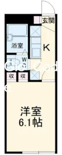 1Kの間取り画像
