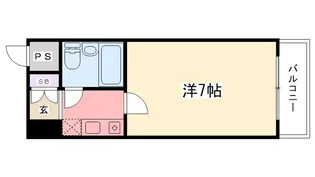 兵庫県尼崎市武庫川町4【マンション】の間取り