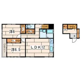 ユーカリロッジ【2階】の間取り