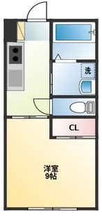 イーストパレスY-8【1階】の間取り