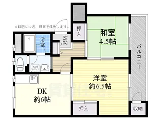 大阪府三島郡島本町青葉3【マンション】の間取り