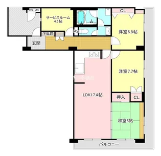 浜松アーバンヒルズ 306号室【3階】の間取り