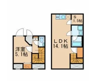 東京都港区白金6【マンション】の間取り
