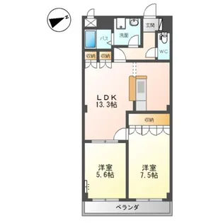 SAKURA(サクラ)【3階】の間取り