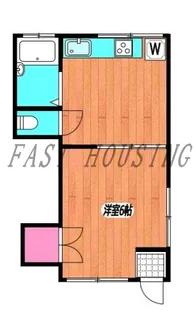 東京都渋谷区代々木4【アパート】の間取り