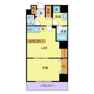 東京都中央区日本橋人形町1【マンション】の間取り
