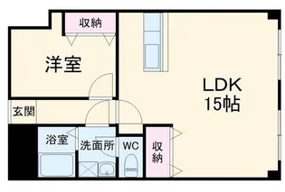 アーバンプラザA【4階】の間取り